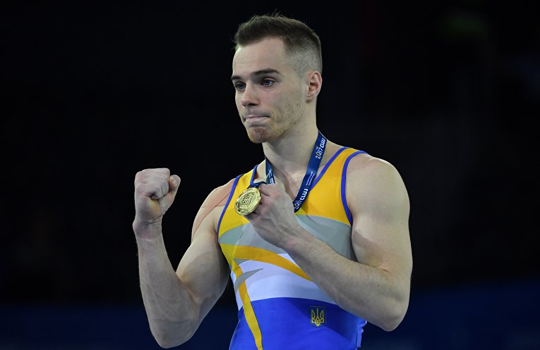 Украинец Олег Верняев стал чемпионом Европы по спортивной гимнастике