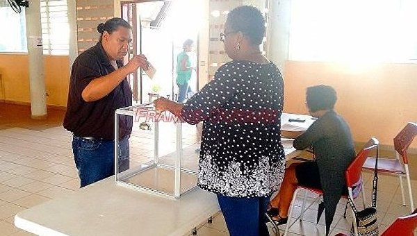 Голосование на президенстких выборах во Французской Гвиане