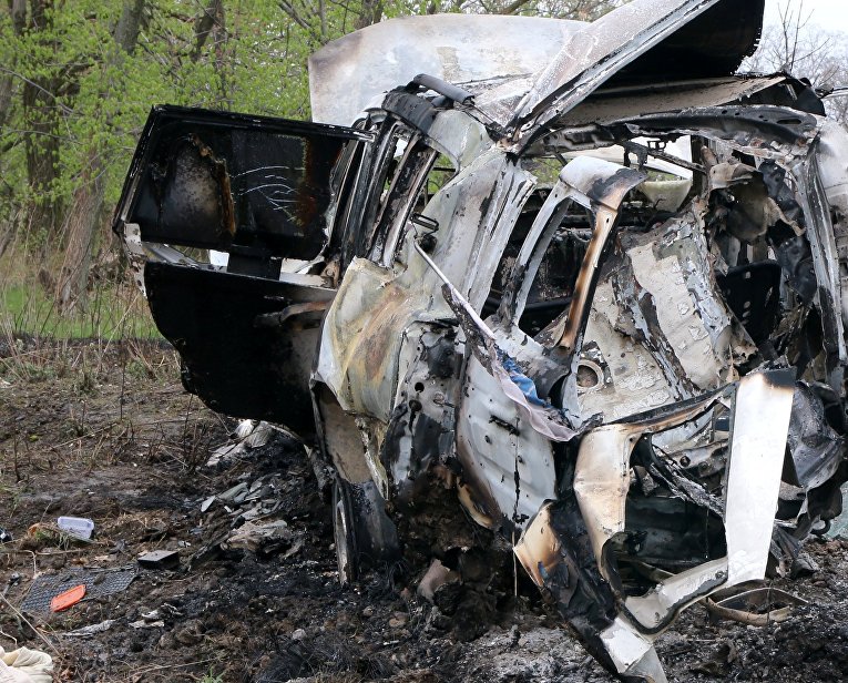 Сотрудник ОБСЕ погиб при подрыве автомобиля в Луганской области