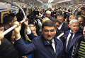 Владимир Гройсман в Харьковском метро