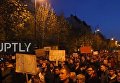 Протесты в Венгрии против российского вмешательства. Видео