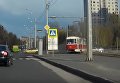 Дрифт трамвая в Харькове