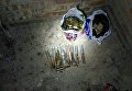 Схрон с оружием в зоне АТО, обнаруженный 25 апреля 2017
