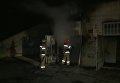 Пожар на трансформаторной подстанции близ метро Академгородок в Киеве. Видео