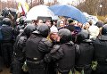 Задержание участников несанкционированной акции в Санкт-Петербурге