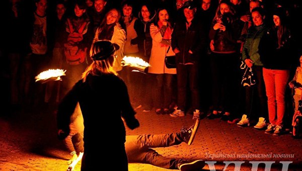 Международный фестиваль огненного искусства в Ужгороде