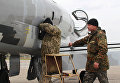 Под Луцком бомбардировщики ВВС Украины готовятся противодействовать ПВО
