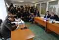 Суд по обвинению экс-президента Украины Виктора Януковича в государственной измене. Архивное фото