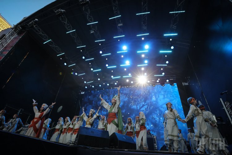 Евровидение-2017. Открытие фан-зоны в центре Киева