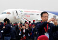 В Китае поднялся в небо первый пассажирский самолет собственного производства