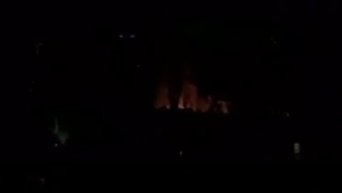 В Киеве горит следственный изолятор. Видео