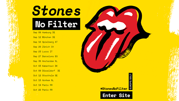 Анонс европейского тура The Rolling Stones