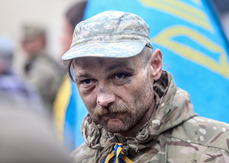 ОУН штурмует здание МВД в Киеве