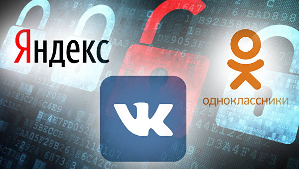 Яндекс ВКонтакте Одноклассники