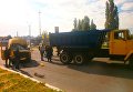 В Днепропетровской области маршрутка врезалась в грузовик