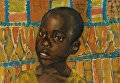 Портрет африканского мальчика кисти Петрова-Водкина