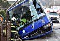 В Словакии водитель переполненного автобуса умер во время рейса