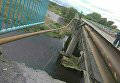 Под Харьковом обрушилась часть 245-метрового моста
