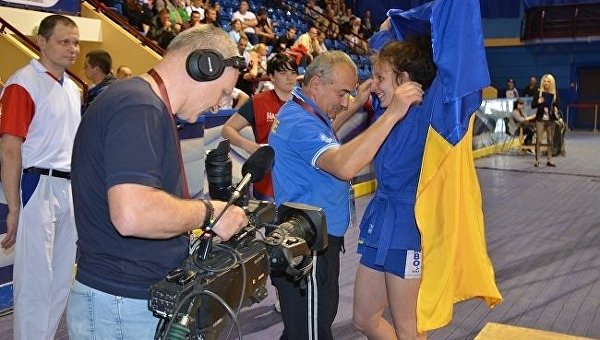 Чемпионка Европы по самбо украинка Анастасия Шевченко