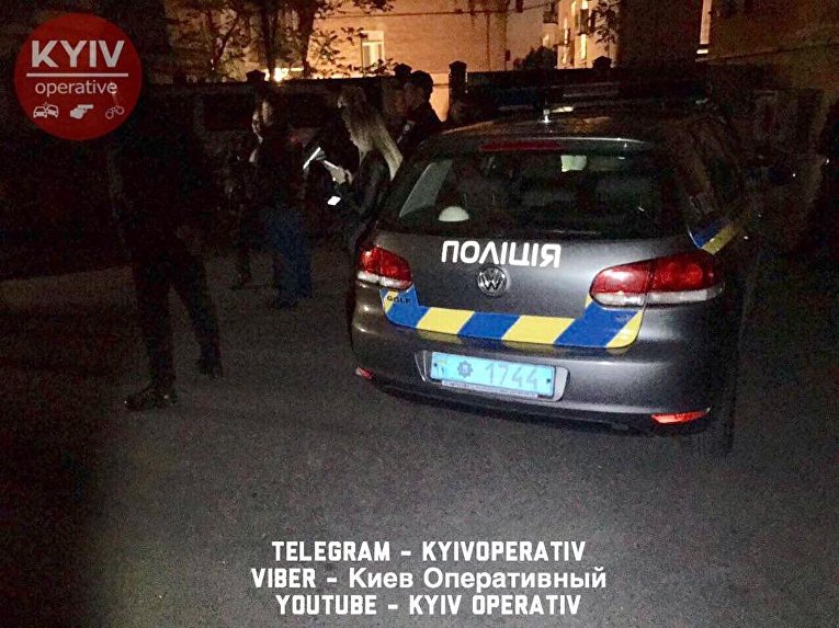 Взрыв у офиса Конгресса украинских националистов в Киеве