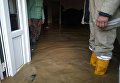 Из-за обильных ливней в селе Белая Церковь Закарпатской области были подтоплены 10 частных домов и 100 домохозяйств