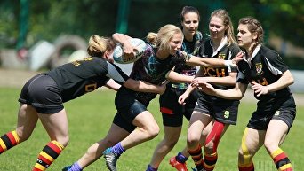 2-й тур чемпионата Украины по регби-7 среди женских команд во Львове