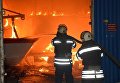 В Николаеве ночью горело предприятие по производству яхт