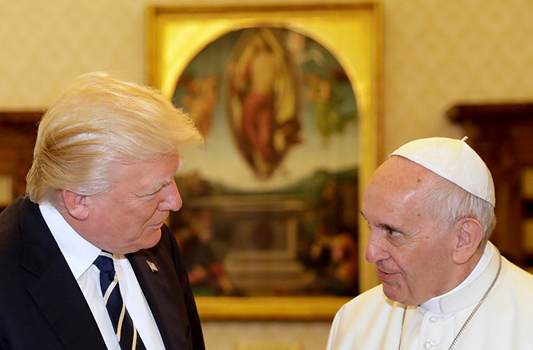 Встреча Трампа с Папой Римским