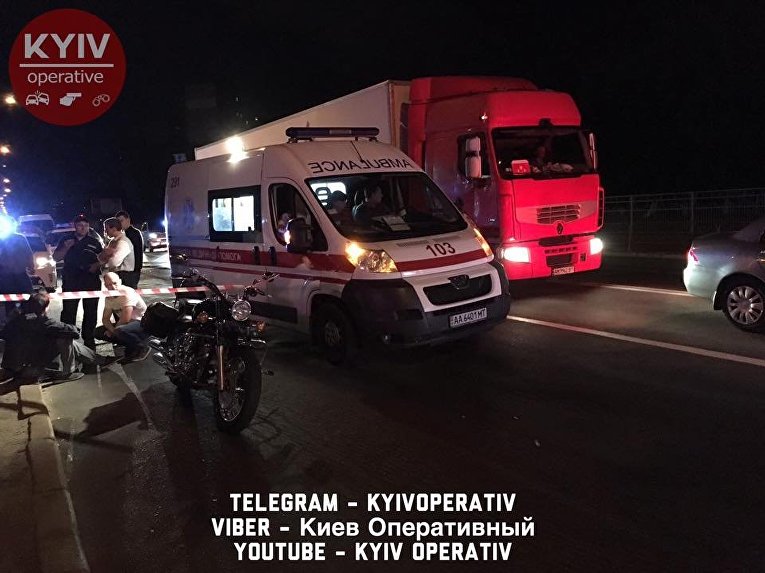 Убийство мотоциклиста в Киеве