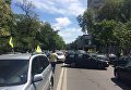 Владельцы авто на иностранных номерах перекрыли улицу Грушевского. Архивное фото