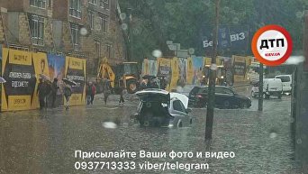 Ситуация в Киеве после ливня 26 мая