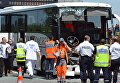 Во Франции автобус столкнулся с грузовиком