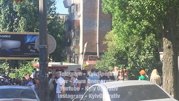 Эвакуация из Киевского апелляционного хозсуда, 29 мая 2017