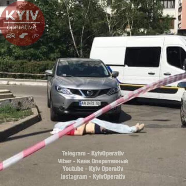 Фото с места убийства бывшего и. о. директора Укрспирта