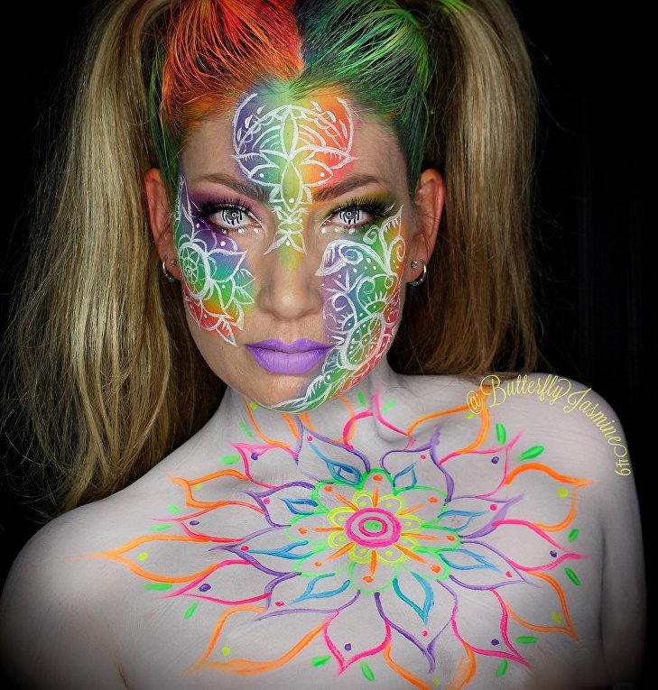 Девушка-визажист из Калифорнии продемонстрировала новый тренд в макияже
