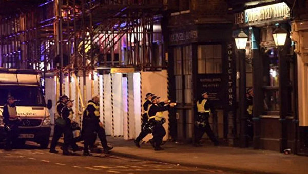 На месте теракта в Лондоне