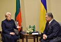 Встреча президентов Украины и Литвы в Харькове