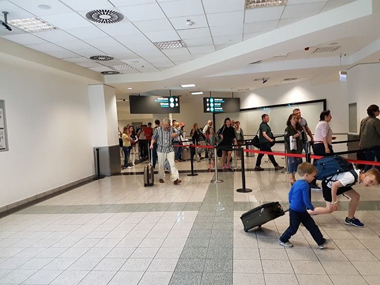 Первый рейс из Украины в Будапешт рамках вступления в силу безвизового режима