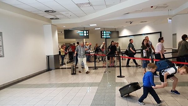 Первый рейс из Украины в Будапешт рамках вступления в силу безвизового режима