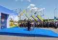 Петр Порошенко на границе со Словакией открыл символическую дверь в ЕС
