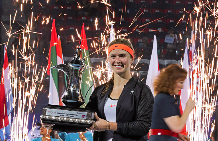 Украинка Элина Свитолина победила на теннисном турнире в Дубае