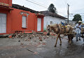 Последствия мощного землетрясения в Центральной Америке