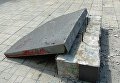 Неизвестные разрушили памятник героям АТО в Попасной