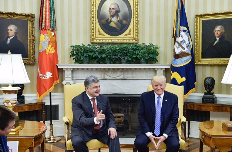 Встреча Петра Порошенко и Дональда Трампа