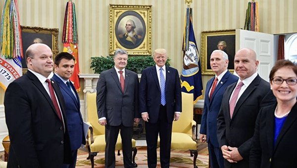 Встреча Петра Порошенко и Дональда Трампа
