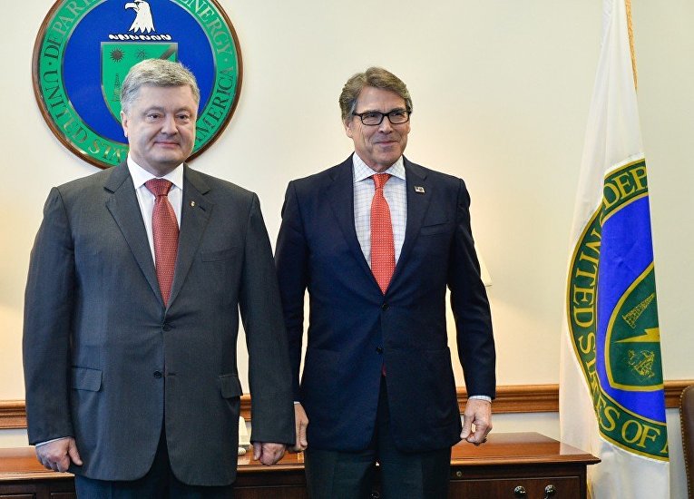 Встреча президента Петра Порошенко и министра энергетики США Рика Перри