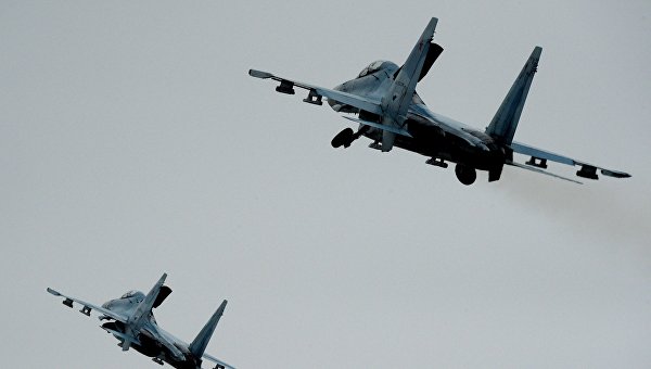 Истребители Су-27СМ. Архивное фото
