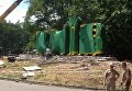 На въезде в столицу устанавливают новый знак Киев