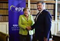 Ангела Меркель и Петр Порошенко, 22 июня 2017