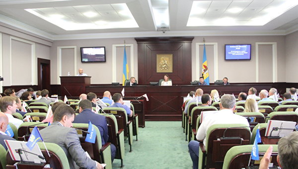 Заседание Киевского областного совета